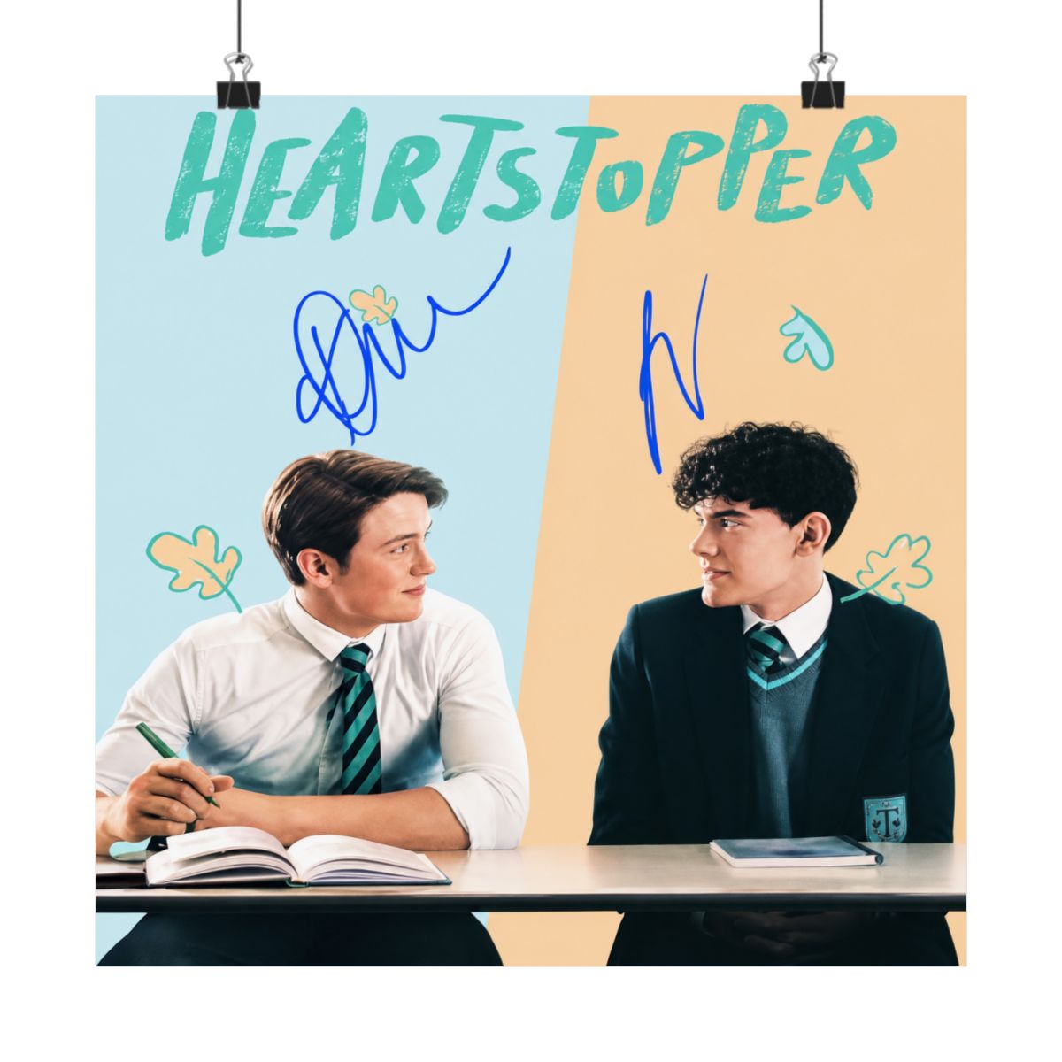 Artistic Poster | Contemporary Wall Art Print | Heartstopper Webcomic - alternate angle 4, merchandise