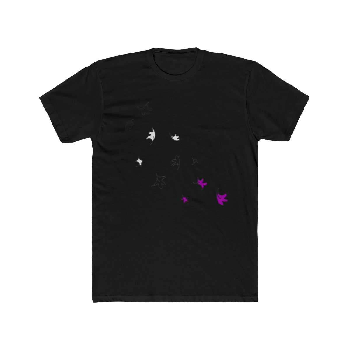 Heartstopper Leaves (asexual colours) T Shirt | Heartstopper Webcomic - alternate angle 3, merchandise