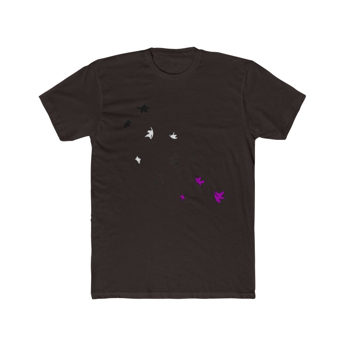 Heartstopper Leaves (asexual colours) T Shirt | Heartstopper Webcomic - alternate angle 2, merchandise
