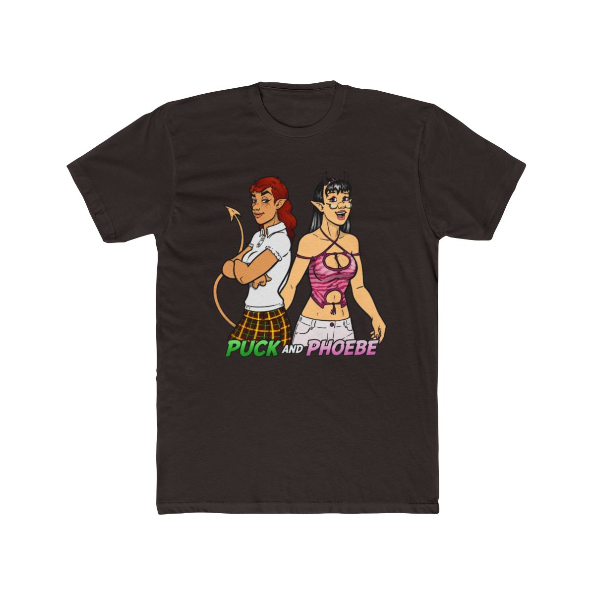 Puck and Phoebe: BFFs T Shirt | Heartstopper Webcomic - alternate angle 3, merchandise