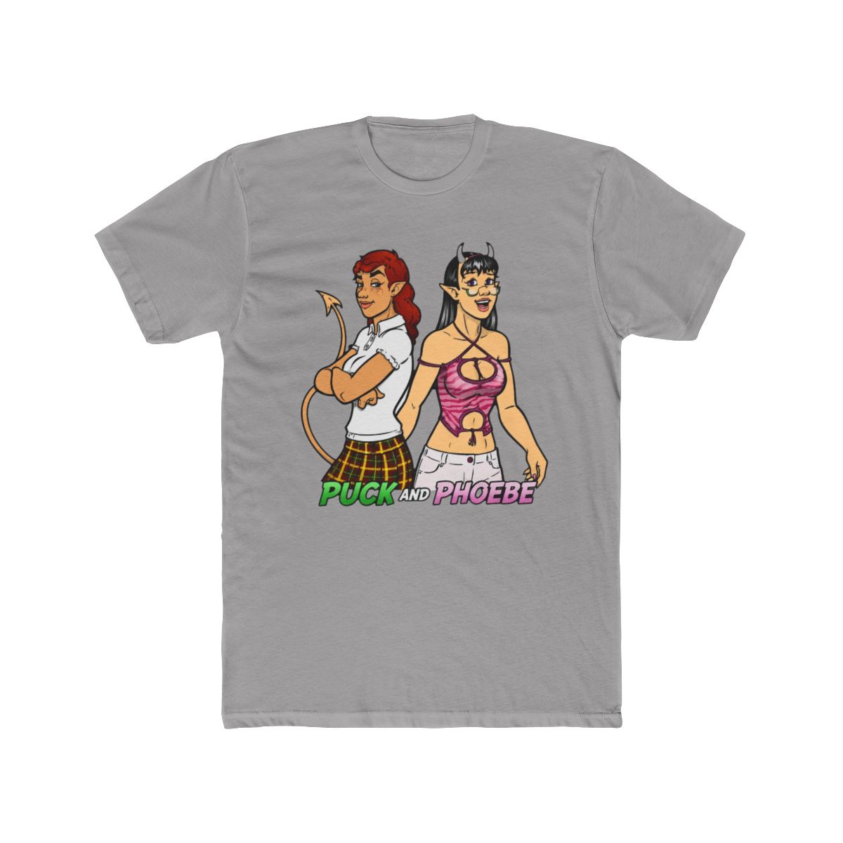 Puck and Phoebe: BFFs T Shirt | Heartstopper Webcomic - alternate angle 2, merchandise
