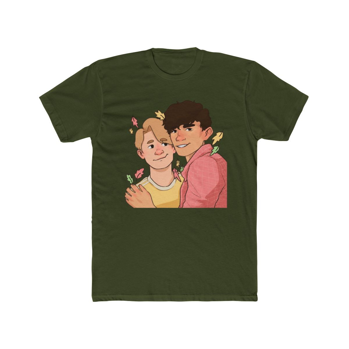 Nick and Charlie - heartstopper drawing T Shirt | Heartstopper Webcomic - alternate angle 4, merchandise
