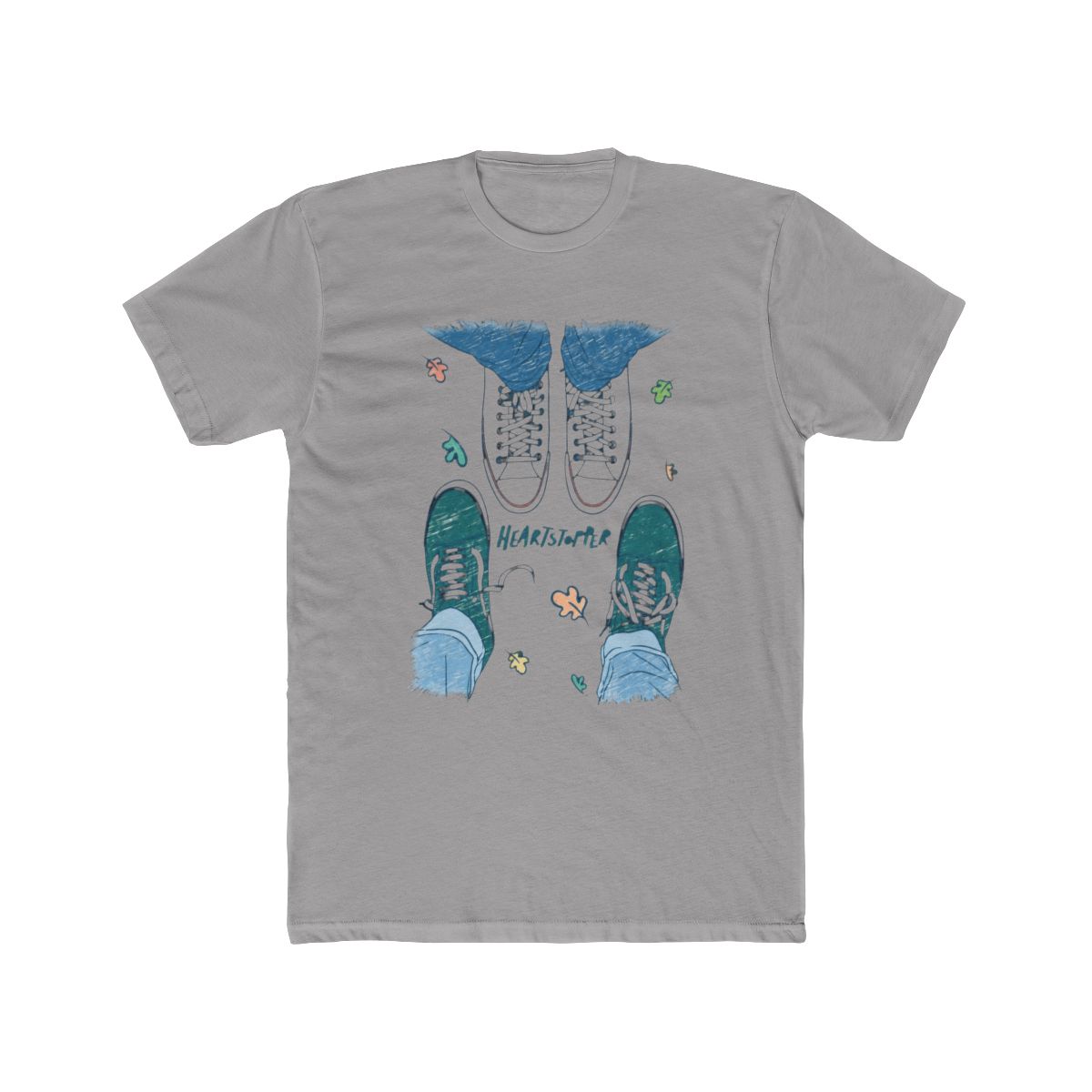 Heartstopper Nick & Charlie Shoes T Shirt - BoxLunch Exclusive | BoxLunch | Heartstopper Webcomic - Official t-shirts merchandise