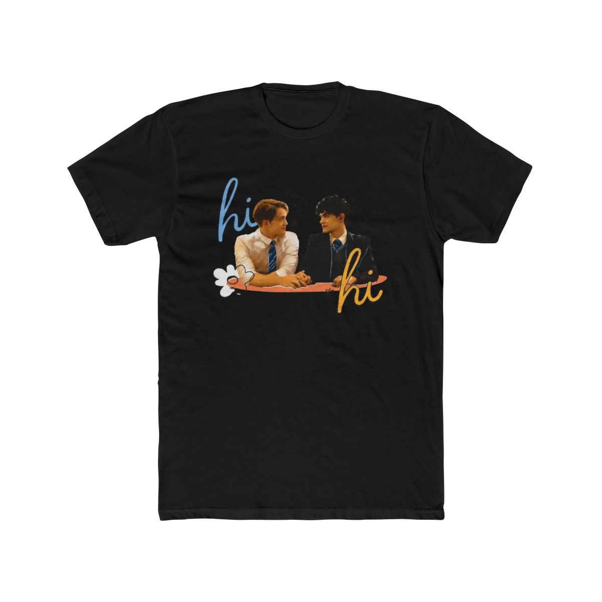 Heartstopper Duo Boyfriend Fit Girls T Shirt | Heartstopper Webcomic - alternate angle 3, merchandise