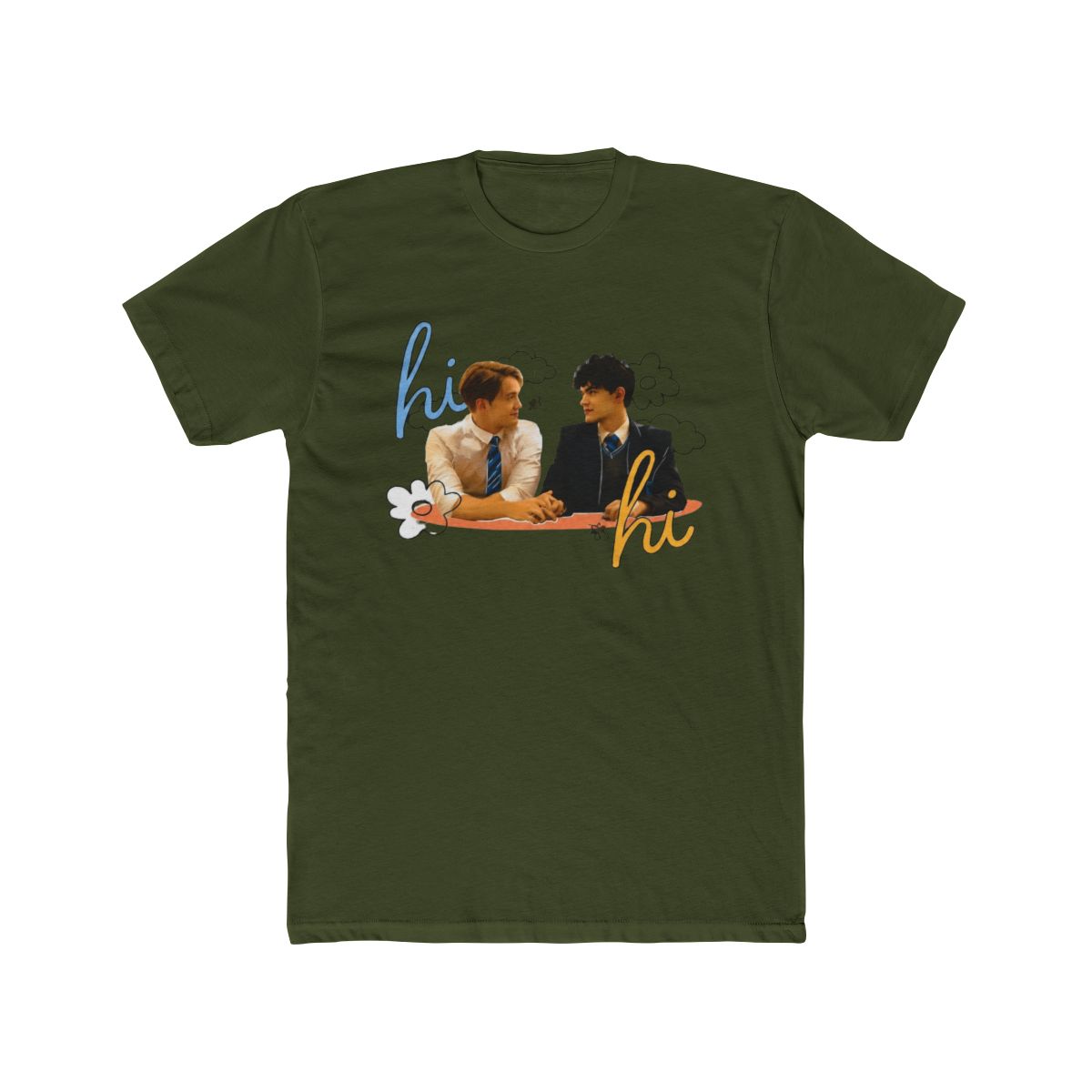 Heartstopper Duo Boyfriend Fit Girls T Shirt | Heartstopper Webcomic - alternate angle 5, merchandise