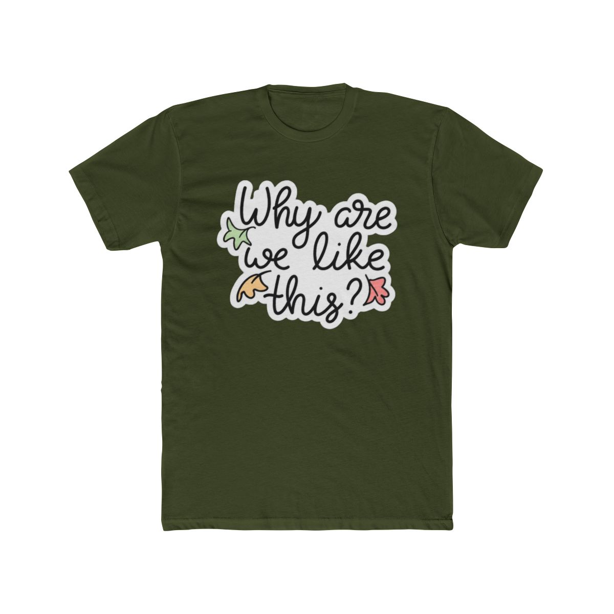 Heartstopper Why Are We Like This Quote T Shirt | Heartstopper Shop | Heartstopper Webcomic - alternate angle 5, merchandise