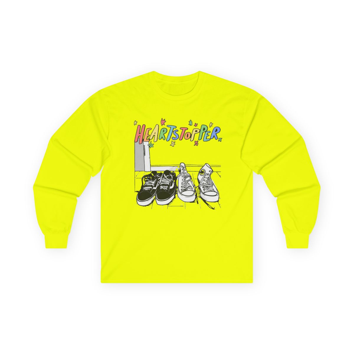2022 Heartstopper Long Sleeve Merch Long Sleeve Black Pollover Long Sleeves | Heartstopper Webcomic — official Heartstopper Webcomic Hoodies