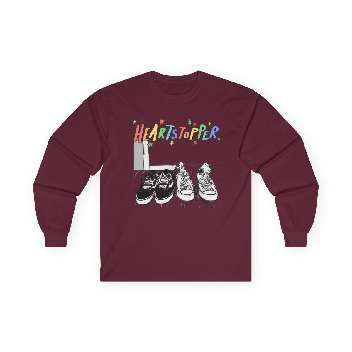 2022 Heartstopper Long Sleeve Merch Long Sleeve Black Pollover Long Sleeves | Heartstopper Webcomic