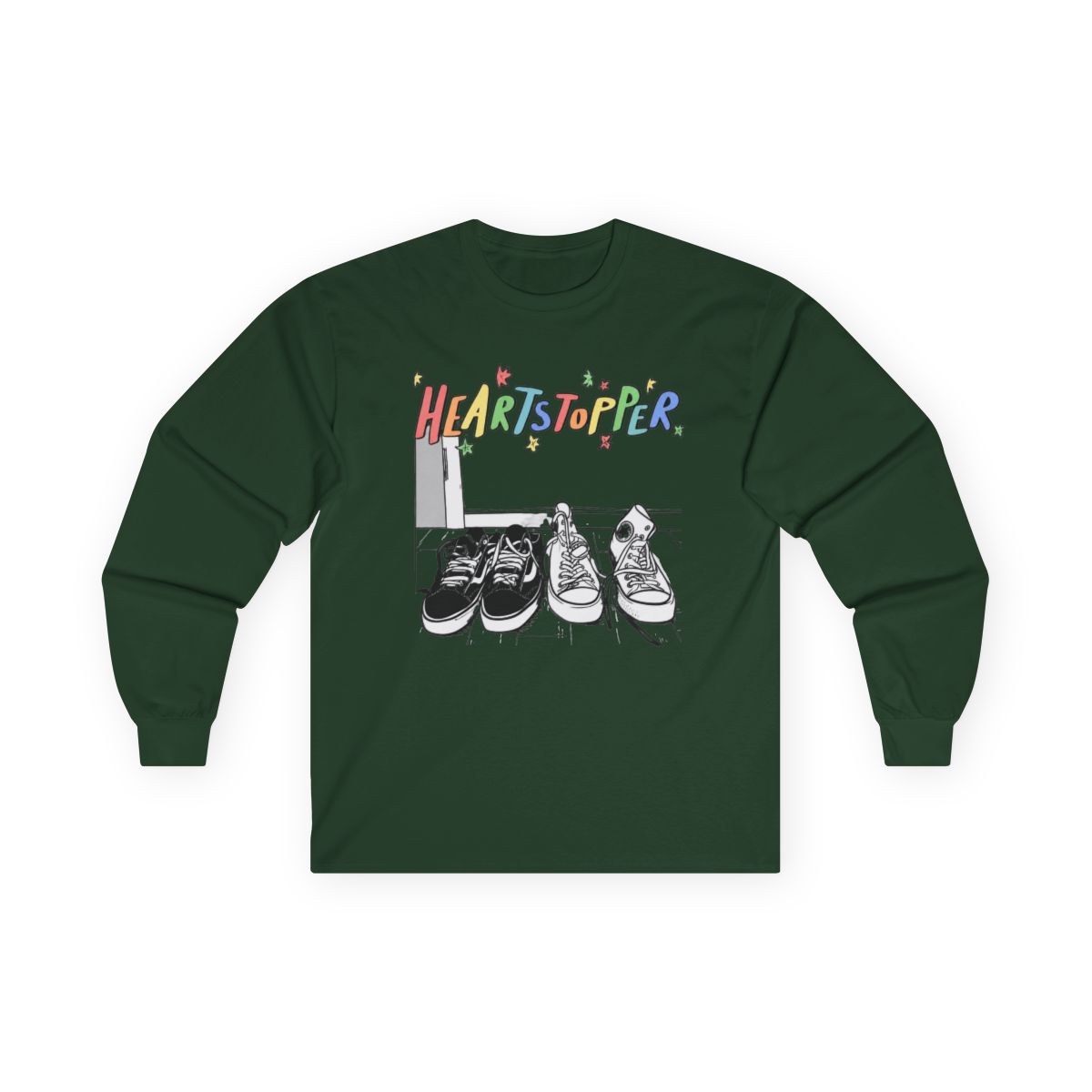 2022 Heartstopper Long Sleeve Merch Long Sleeve Black Pollover Long Sleeves | Heartstopper Webcomic