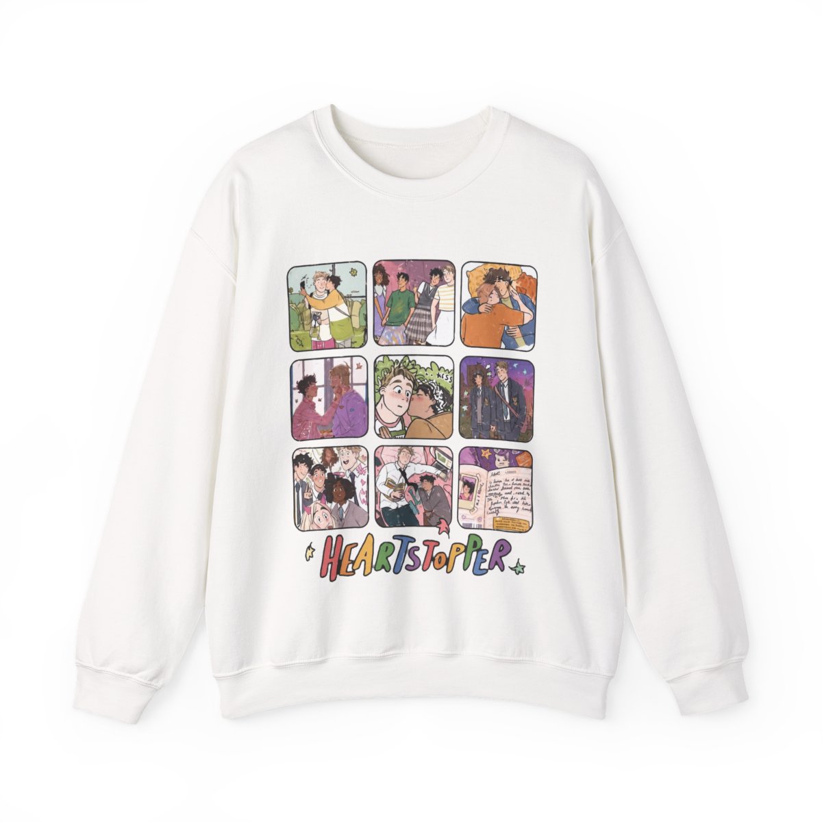 Heartstopper Cute Shirt, Funny Sweatshirts Crewneck - Reallgraphics | Heartstopper Webcomic - Official sweatshirts merchandise