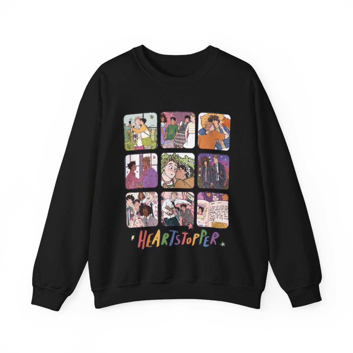 Heartstopper Cute Shirt, Funny Sweatshirts Crewneck - Reallgraphics | Heartstopper Webcomic